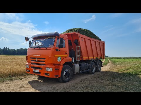 Видео: КамАЗ-6520. НАКАРКАЛ, ВЫВЕРНУЛО СТАБИЛИЗАТОР...ВОЗИМ СЕНАЖ