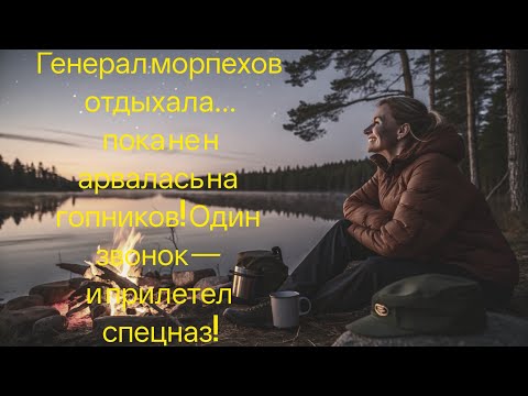Видео: Генерал морпехов отдыхала… пока не нарвалась на гопников! Один звонок — и прилетел спецназ!