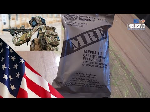 Видео: Сухпай USA MRE вар. 14 вегетарианский Сухой паёк Американской Армии
