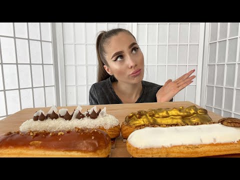 Видео: Сладкий MUKBANG|ЭКЛЕРЫ🥯ПОДРУГА ВЛЮБЛЕНА В МЕНЯ?🤭😵‍💫