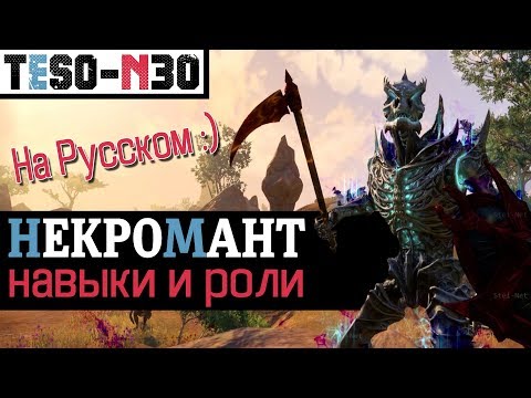 Видео: ВСЕ НАВЫКИ НЕКРОМАНТА наглядно и на Русском. TESO(2019)