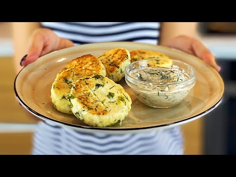 Видео: Несладкие Сырники С Сыром и Зеленью  — ПП РЕЦЕПТ + Соус Дзадзики.