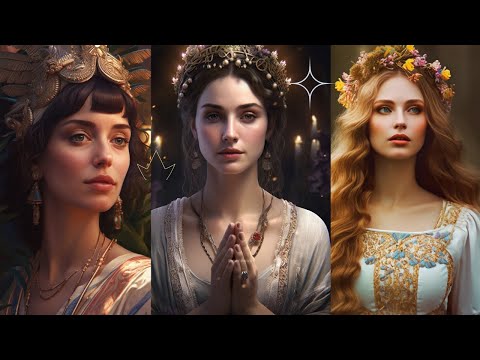 Видео: Нейросеть вообразила женские имена в облике прекрасных Богинь