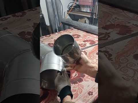 Видео: Коліно під кут 45 градусів, яке має ревізію знизу для обслуговування #колінонерж#aisi304