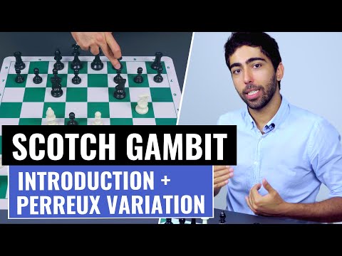 Видео: Шотландский гамбит | Введение и вариант Перрё | Шахматные дебюты | ММ Алекс Астане
