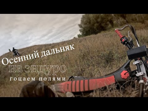 Видео: Дневной прохват на мотоцикле! Широкие поля и глубокие овраги | Начало осеннего сезона!
