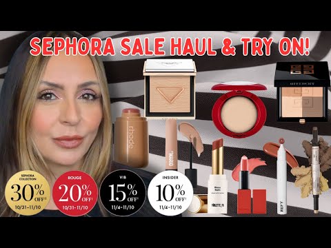 Видео: Давайте попробуем новый макияж | Распродажа косметики от Sephora: протестировано!
