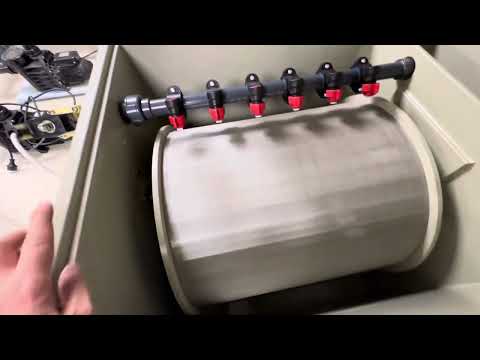 Видео: Новый барабанный фильтр на 50м3