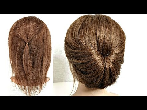 Видео: Прическа на Короткие волосы. Просто сделать СЕБЕ! Hairstyle for Short Hair. Just Make Yourself!