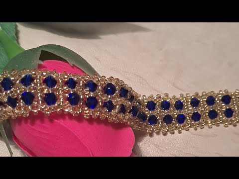Видео: БИКОНУС пен БИСЕР ден БРАСЛЕТ бисерден білезік жасау