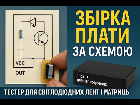 Видео: Проста плата для тесту LED стрічок і LED матриць - збираю і показую. Частина 1