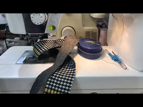 Видео: Двухслойная пальтовая ткань