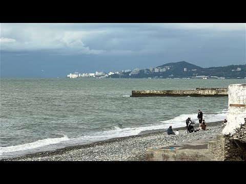 Видео: Конец сезона в Сочи / Адлер / Пляж 🏝️ Чайка 