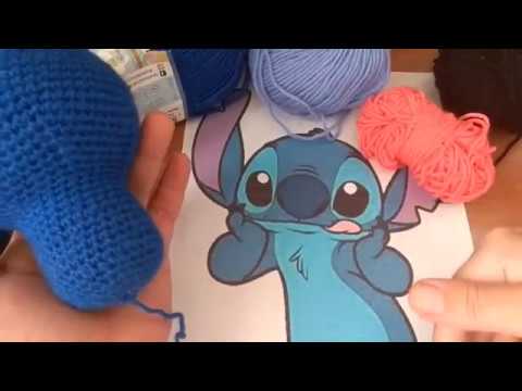 Видео: Подробный МК//Вязаная игрушка "Стич". Часть 2.