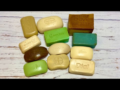 Видео: ASMR Soap/ cutting dry rancid soap/ резка прогорклого мыла