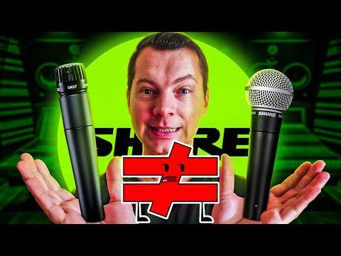 Видео: Shure SM58 vs. SM57 В чём разница и что общего? Показываю и рассказываю!