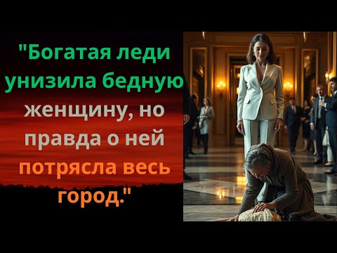 Видео: 👑 Богатая женщина посмеялась над нищей… но её тайна вскоре всплыла наружу!💔