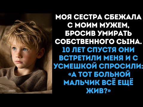 Видео: Моя сестра ушла с моим любимым, бросив умирать собственного сына. 10 лет спустя они встретили меня
