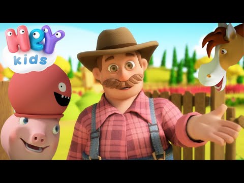 Видео: Бебешки Песни: Във фермата на село + 22 минути | HeyKids