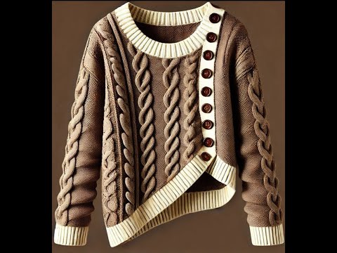 Видео: Модные узоры спицами для свитеров и пуловеров. Схемы.