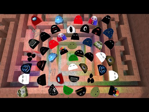 Видео: Злая семья Мунси, Nextbot в MAZE! Nextbot Нико, Garry's Mod