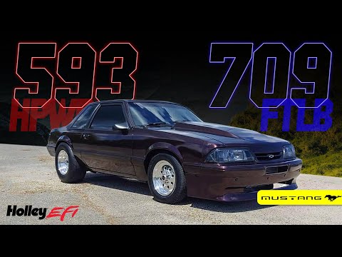 Видео: Угол опережения зажигания в зависимости от мощности // SBE Turbo LS Foxbody Mustang // Holley EFI...