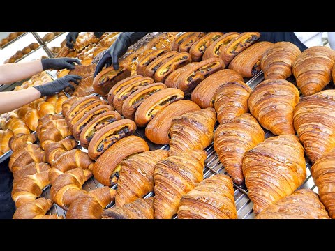 Видео: ЭТО НАСТОЯЩИЙ КЛАССИЧЕСКИЙ КРУАССАН! Процесс выпечки корейской выпечки