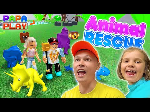 Видео: Animal Rescue открыли локацию с динозаврами
