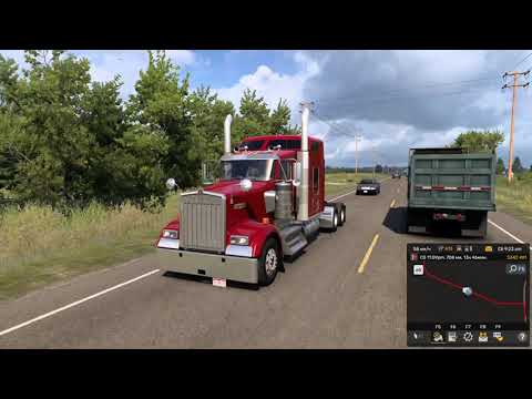 Видео: #ATS  #missouri! Едем тягачом по самой южной части Небраски!