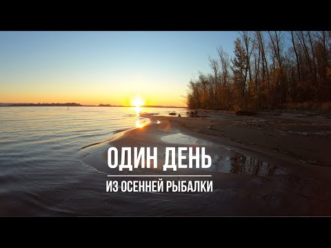 Видео: Один день из осенней рыбалки на Волге.