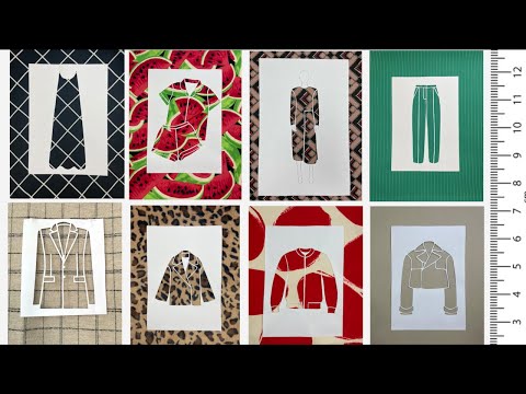 Видео: Как сделать трафареты для шитья? Навыки рисования НЕ нужны. ✏️ ЛЕКГО! Визуализация швейных проектов.