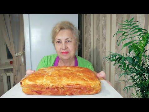 Видео: Пирог просто объедение-с мясом и картофелем. Муж просто в восторге.