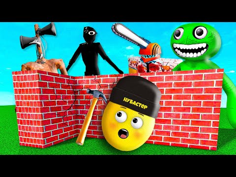 Видео: СТРОЮ ДОМИК ЧТОБЫ ВЫЖИТЬ В РОБЛОКС! Roblox Нубастер