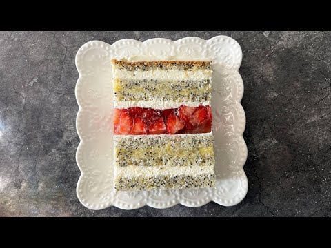 Видео: Летний торт ВДОХНОВЕНИЕ с клубничным желе 🍓🍓🍓Strawberry jelly cake