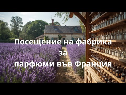 Видео: Посещение на фабрика за парфюми във Франция. Visit to a perfume factory in France.