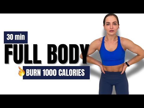Видео: 30-минутная тренировка Табата на всё тело — сжигаем 1000 калорий | Всё стоя, без оборудования