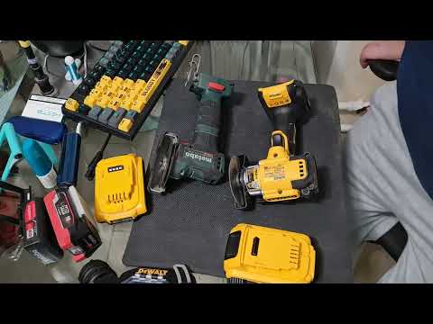 Видео: МиниУШМ DeWalt DCS438 & Metabo PowerMaxx 12 BL