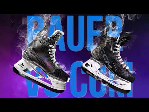 Видео: Какие коньки выбрать? Bauer Supreme Shadow против CCM Tacks XF Pro