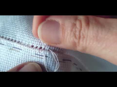 Видео: Підрублювання виробу мережкою. Частина 5.