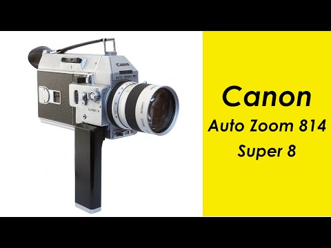 Видео: Canon 814 AZ Auto zoom кинокамера super 8