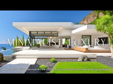 Видео: Захватывающий минимализм: современный роскошный дом, сочетающий в себе природу, архитектуру и спо...