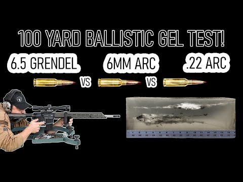 Видео: Разборки ELD-M! Тест баллистического геля 6.5 Grendel против 6 мм ARC и .22 ARC