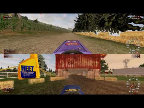 Видео: Lawnmower Racing Mania 2007 - Гонка 5 - С Ванзиком