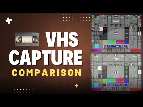 Видео: Сравнение захвата VHS: использование тестовых шаблонов