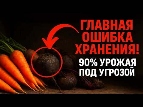 Видео: ГЛАВНАЯ ОШИБКА при хранении моркови и свёклы! 🚫 Погреб превратится в компост, если не знать этого.