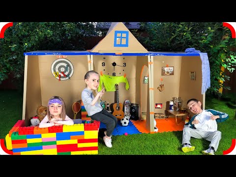 Видео: ПРОБРАЛИСЬ В КАРТОННЫЙ ДОМ ЛУНОМОСИКА