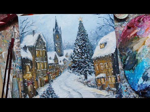Видео: РОЖДЕСТВЕНСКИЙ ЗИМНИЙ ГОРОД 🎄❄️✨