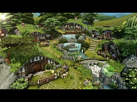 Видео: Уютные хоббичьи норы в аренду | The Sims 4: скоростное строительство и интерьер. Прохождение