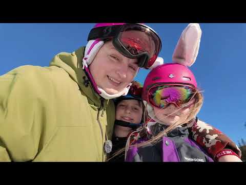 Видео: Лыжи с детьми в Швеции. Уютные горнолыжки. Шведская провинция.