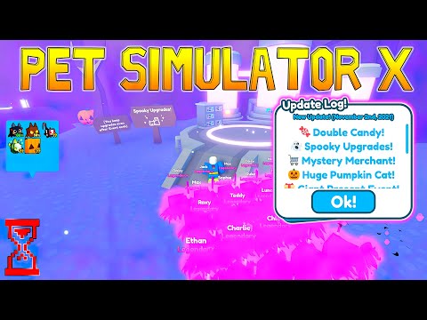 Видео: Обновление симулятора Питомцев // 02.11 // Pet Simulator X